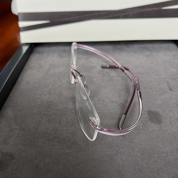 Silhouette ladies frame never owned pink w clear wrap 4393 40 6204 52/17/140 - Picture 4 of 5